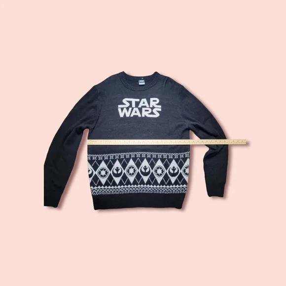 STAR WARS Men's Sw Holiday Sweater - Picture 2 of 8
